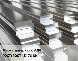 Полоса шина алюминиевая АД0 ГОСТ: ГОСТ 15176-89